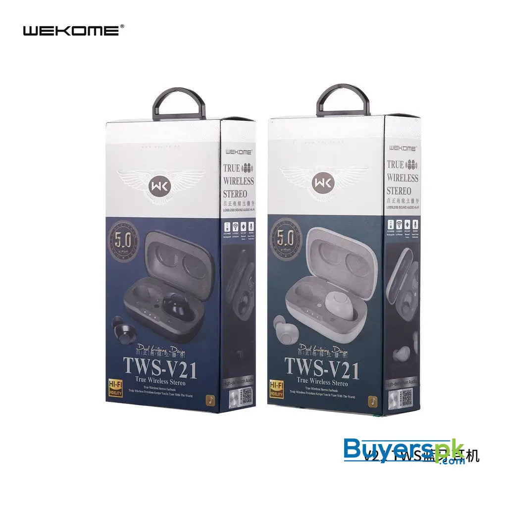 Remax Wk Tws V21 Airdots Bluetooth with Charging Dock (new Model) - Headset Price in Pakistan Remax Wk Tws V21 Airdots Bluetooth with Charging Dock (new Model) - Headset Price in Pakistan